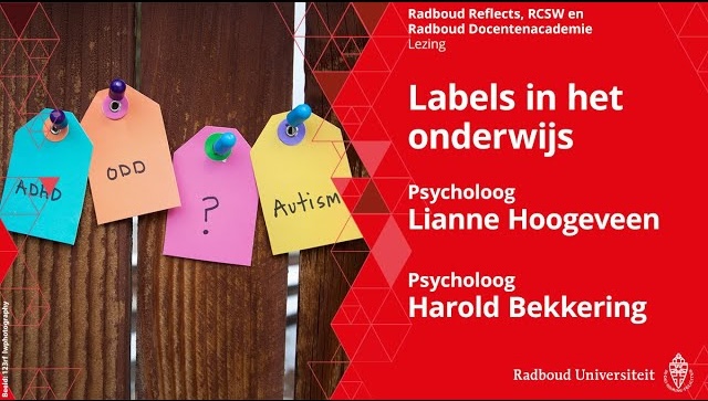 Harold Bekkering Labels in het onderwijs